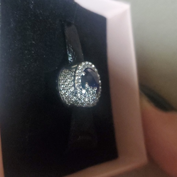 Blue Pandora Diamond Snowflake Charm - Picture 2 of 2